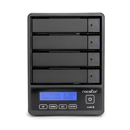 Rocstor Rocpro U34 Usb Desktop Raid Storage - 4X Bay Tower - Hotswappable - GP4200-01